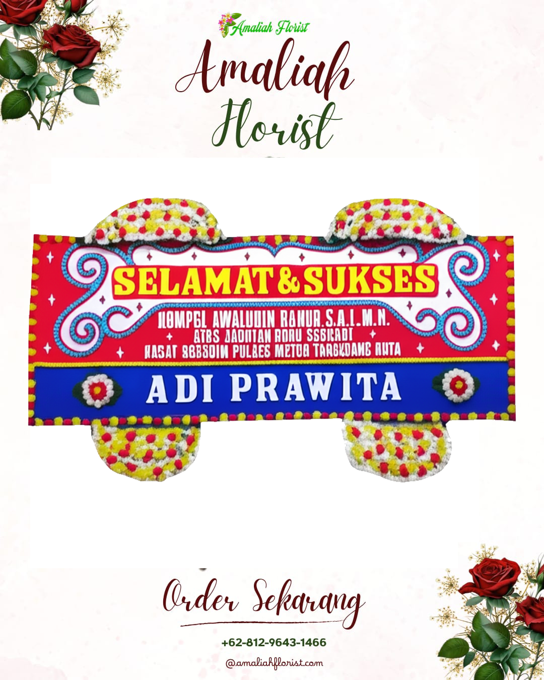 Papan Bunga Ucapan Selamat Nanggulan